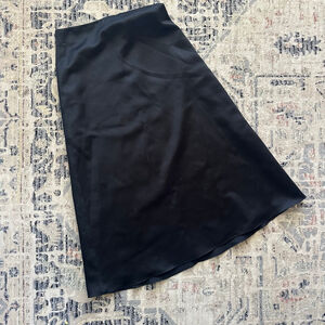 Women's JK Collections Petite Black Midi Skirt Size 10P